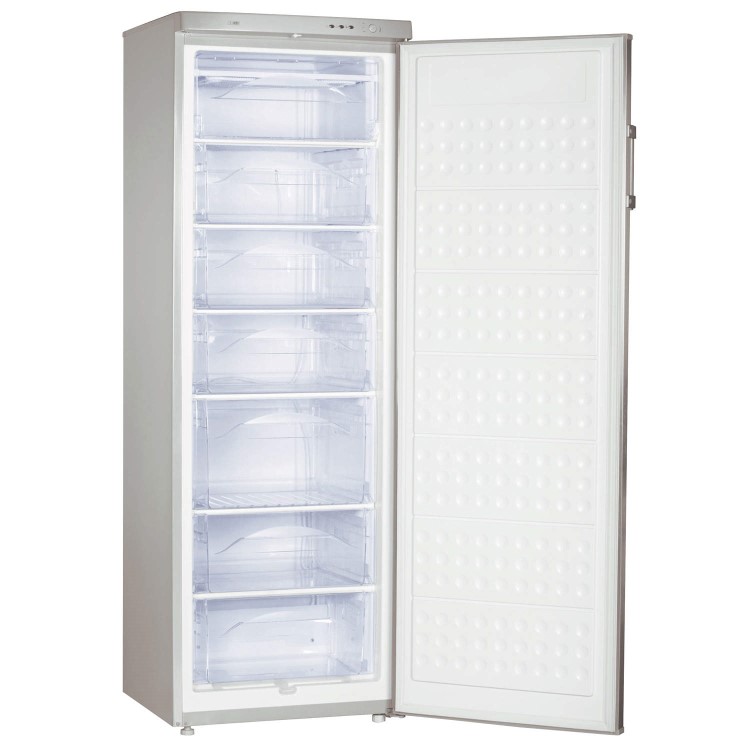 Baumatic BRZF1759SE 175x60mm Freestanding Freezer In Stainless Steel Look