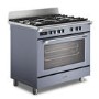 DeLonghi 90cm Dual Fuel Range Cooker - Slate Grey