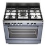 DeLonghi 90cm Dual Fuel Range Cooker - Slate Grey