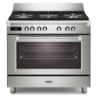 DeLonghi 90cm Dual Fuel Range Cooker - Stainless Steel
