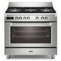 DeLonghi 90cm Dual Fuel Range Cooker - Stainless Steel
