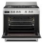 DeLonghi 90cm Dual Fuel Range Cooker - Stainless Steel