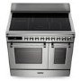 DeLonghi 90cm Electric Range Cooker with Warming Zone - Stainless Steel