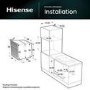 Hisense BSA66346PDBGUK Digital Electric Self Cleaning Single Oven - Black