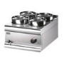 Lincat BS4W Silverlink 600 4 Round Pot Wet Heat Bain Marie - 4 x 4.5 Ltr Plug In 400mm Wide