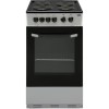 Beko BS530S 50cm Single Oven Electric Cooker With Sealed Plate Hob Silver