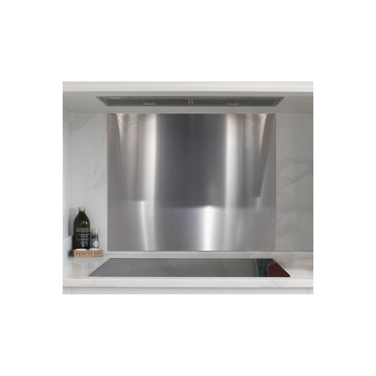 Self -adhesive Stainless Steel Splashback 750 x 900mm