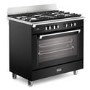 De Longhi 90cm Dual Fuel Range Cooker - Black