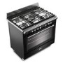 De Longhi 90cm Dual Fuel Range Cooker - Black