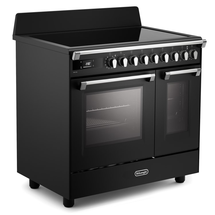 DeLonghi 90cm Electric Range Cooker with Warming Zone - Anthracite
