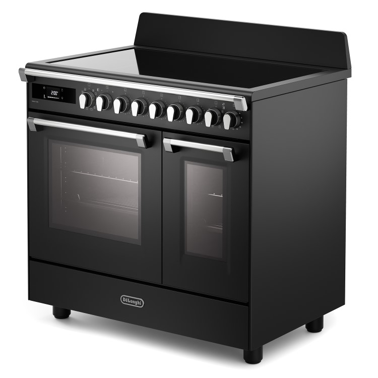 DeLonghi 90cm Electric Range Cooker with Warming Zone - Anthracite