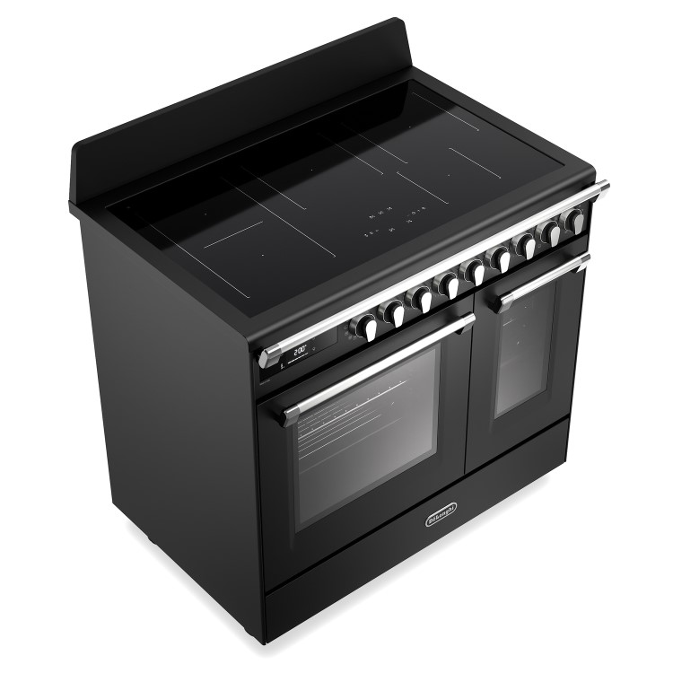 DeLonghi 90cm Electric Range Cooker with Warming Zone - Anthracite
