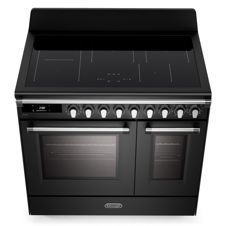 DeLonghi 90cm Electric Range Cooker with Warming Zone - Anthracite