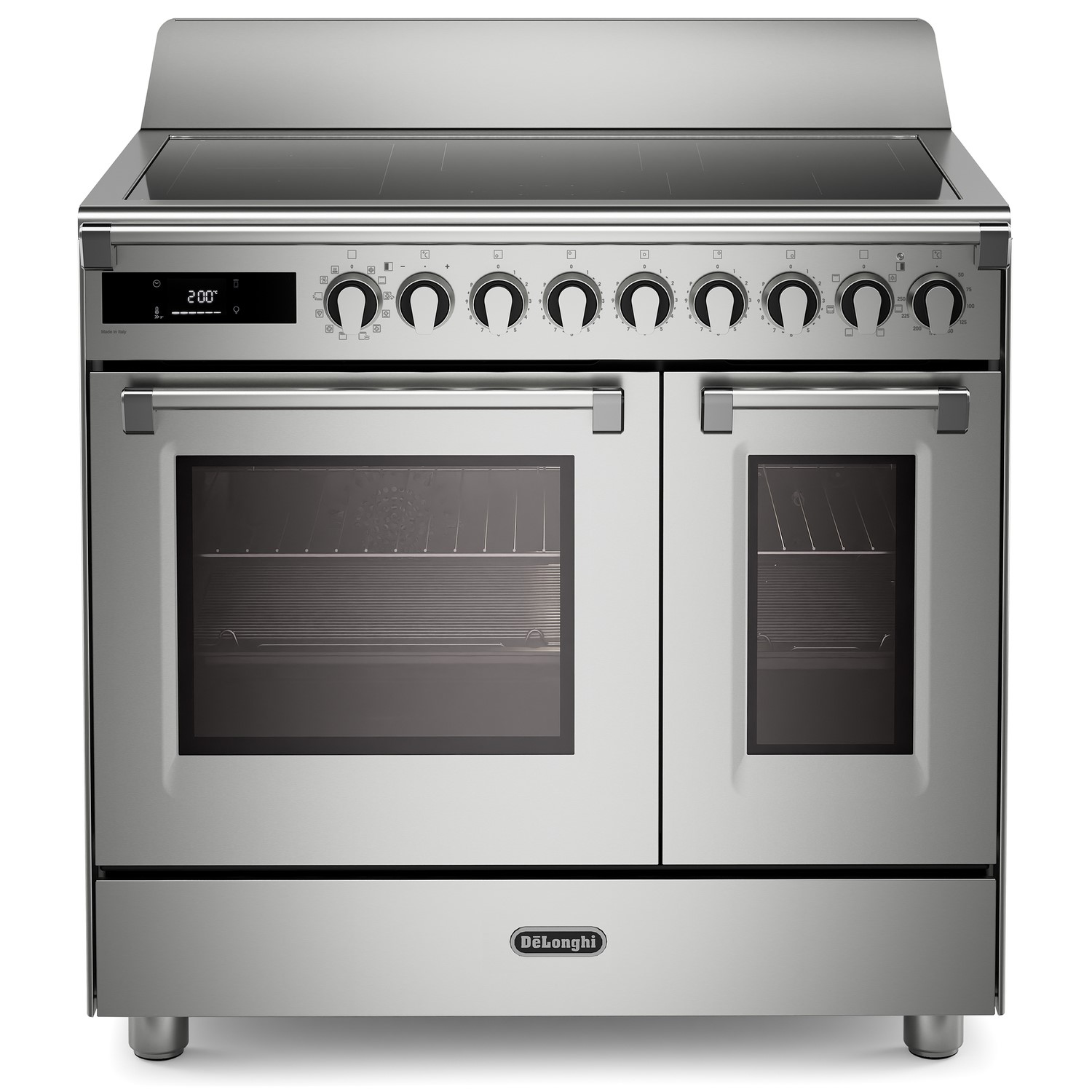 90cm Electric Range Cooker Warming Zone Stainless Steel