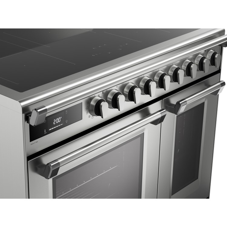DeLonghi 90cm Electric Range Cooker with Warming Zone - Stainless Steel