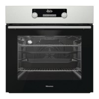Hisense Electric Single Oven with Steam Function and Steam Cleaning - Stainless Steel