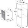 GRADE A2 - Hisense O521AXUK Electric Built-in Single Oven With Steam Cleaning - Stainless Steel