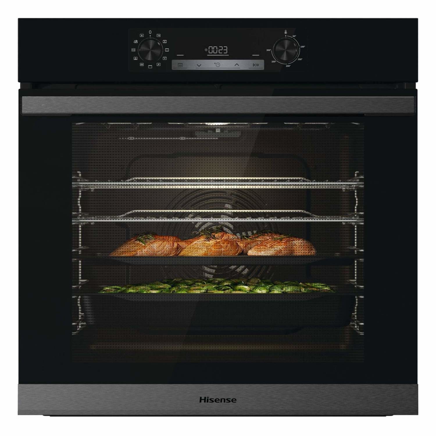 Hisense Black Bsa63222abuk Electric Single Oven Size 59.5