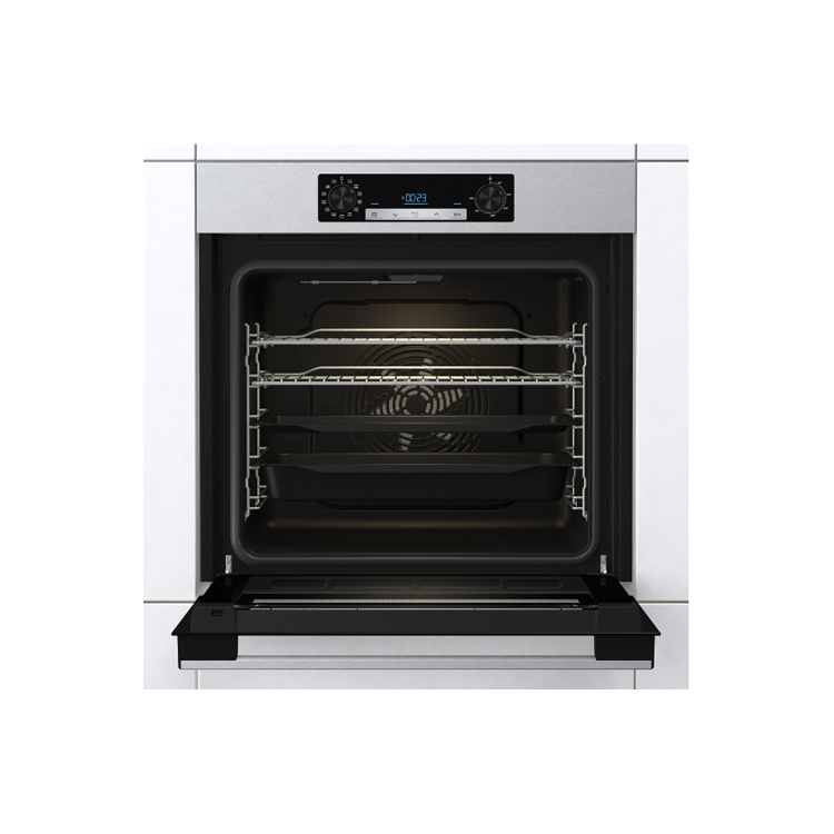Refurbished Hisense BSA65222AXUK 60cm Single Built In Electric Oven Stainless Steel