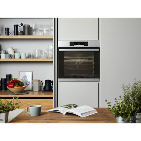 Refurbished Hisense BSA65222AXUK 60cm Single Built In Electric Oven Stainless Steel