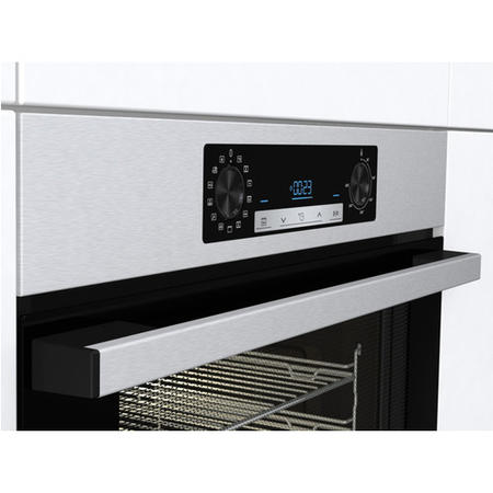 Refurbished Hisense BSA65222AXUK 60cm Single Built In Electric Oven Stainless Steel
