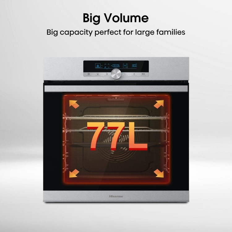 Hisense Built In Electric Single Oven - Stainless Steel