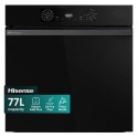 BSA66221ADBGUK Hisense Hi4 BSA66221ADBGUK Electric Single Oven with Vapour Cleaning - Black