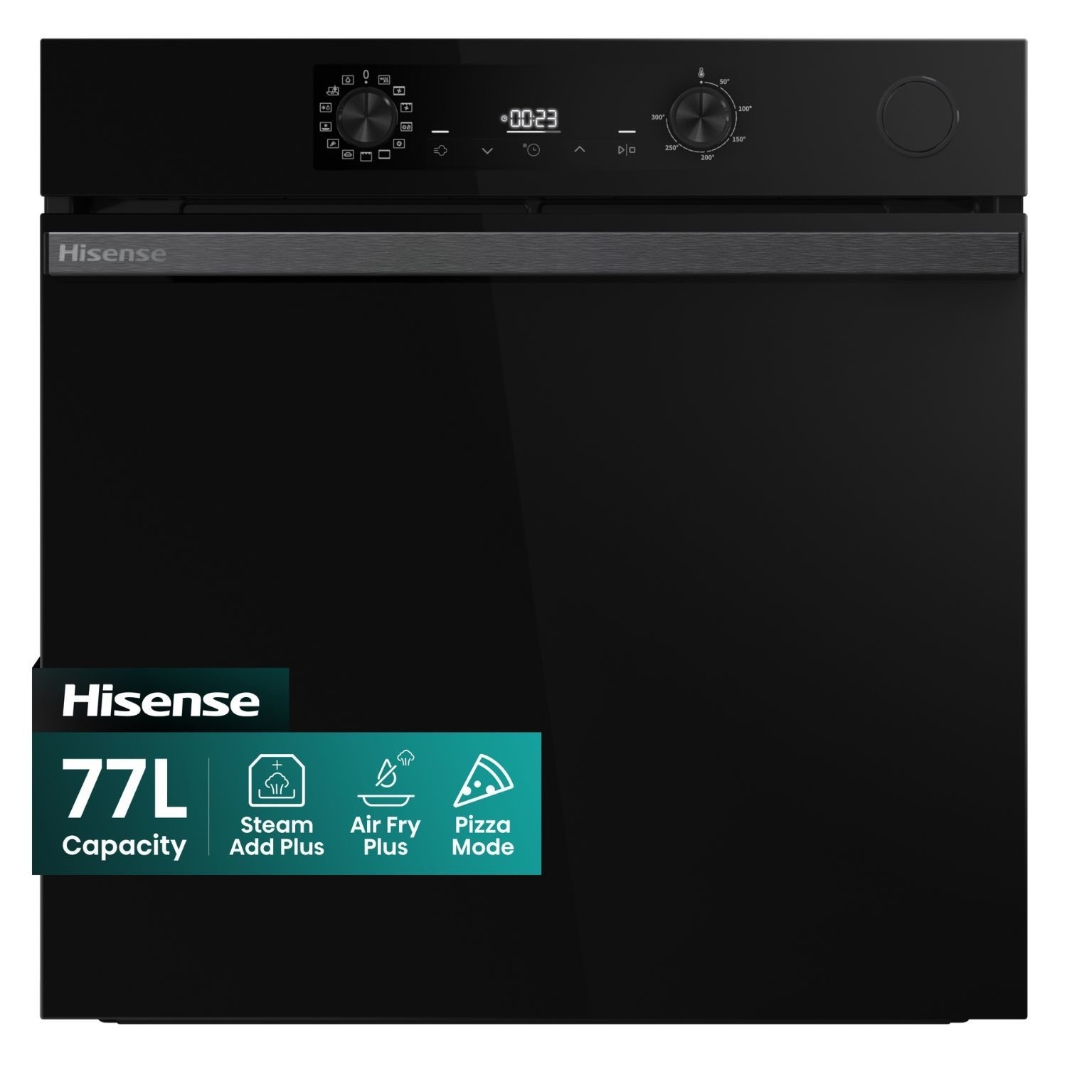 Hi4 BSA66221ADBGUK Electric Single Oven Vapour Cleaning