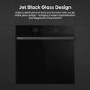 Hisense Hi4 BSA66221ADBGUK Electric Single Oven with Vapour Cleaning - Black