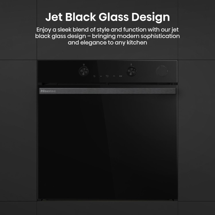 Hisense Hi4 BSA66226ADBGUK BlackLine Built In Electric Single Oven - Black