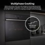Hisense Hi6 SE BSA66331ABDGUK Electric Single Oven with Vapour Cleaning - Black