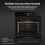 Hisense Hi6 SE BSA66331PBDGUK Electric Single Oven with Pyrolytic Cleaning - Black