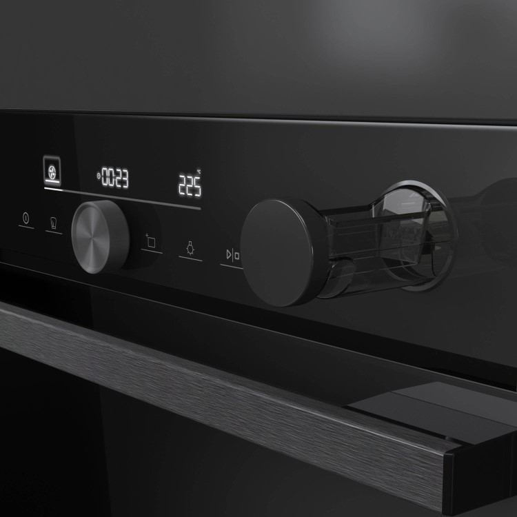 Hisense Hi6 SE BSA66331PBDGUK Electric Single Oven with Pyrolytic Cleaning - Black
