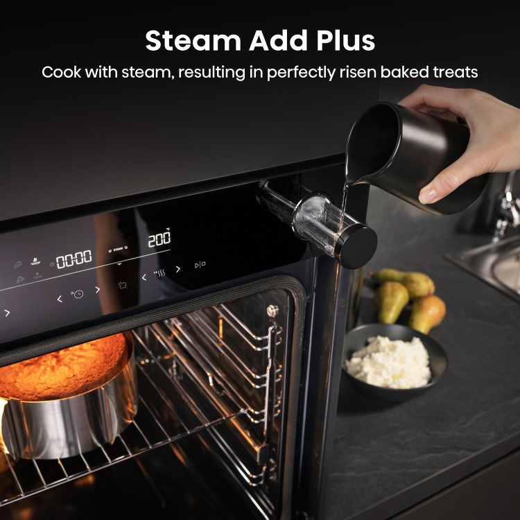 Hisense BSA66346PDBGUK Digital Electric Self Cleaning Single Oven - Black