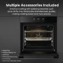 Hisense BSA66346PDBGUK Digital Electric Self Cleaning Single Oven - Black