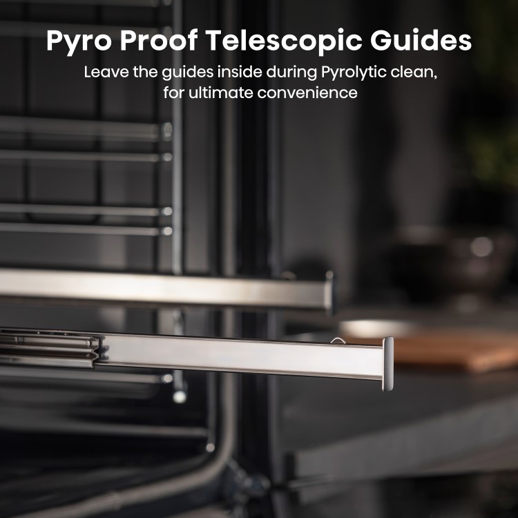 Hisense BSA66346PDBGUK Digital Electric Self Cleaning Single Oven - Black