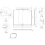 Baumatic BSC9BL 90cm Black Curved Splashback