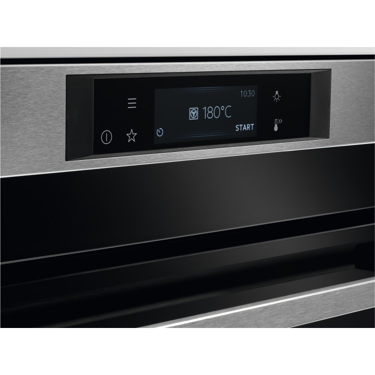 AEG 8000 Series Electric Single Oven with Food Sensor - Stainless Steel