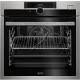 AEG BSE874320M SteamCrisp Quarter Steam And Pyrolytic Oven With Command Wheel Control And HD TFT Display - Stainless Steel