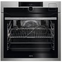 78344053/1/BSE998330M Refurbished AEG 9000 SteamPro BSE998330M 60cm Single Built In Electric Ovenl Black