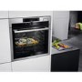 AEG 9000 Series Electric Single Oven with Food Sensor & Command Wheel - Black