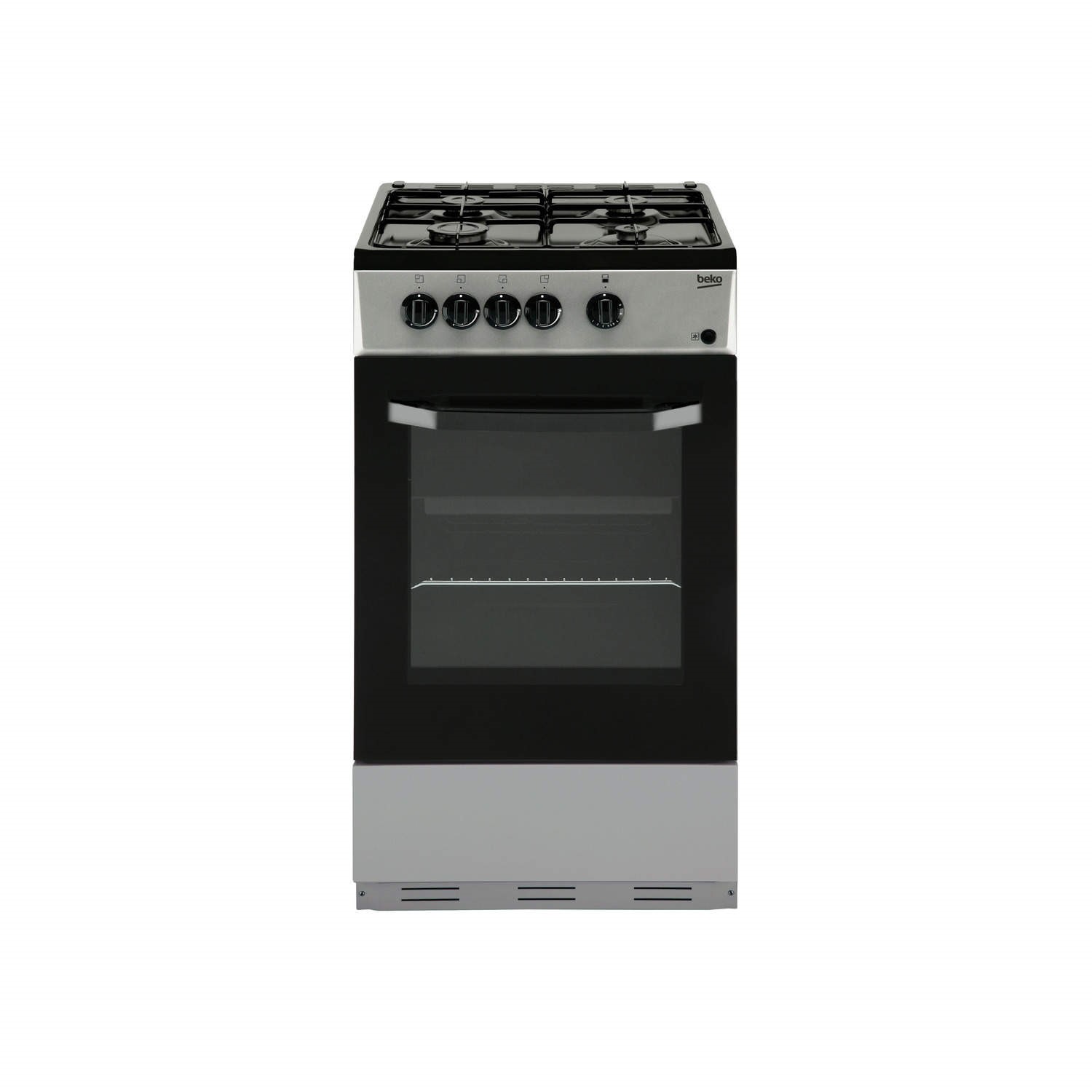 Beko BSG580S 50cm Single Oven Gas Cooker Silver Appliances Direct