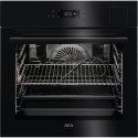 BSK798280B AEG 9000 Series SteamPro Pyrolytic Self-Cleaning Single Oven with Food Probe - Black
