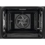 Refurbished AEG 7000 Electric Single Oven with Food Sensor & Command Wheel - Black