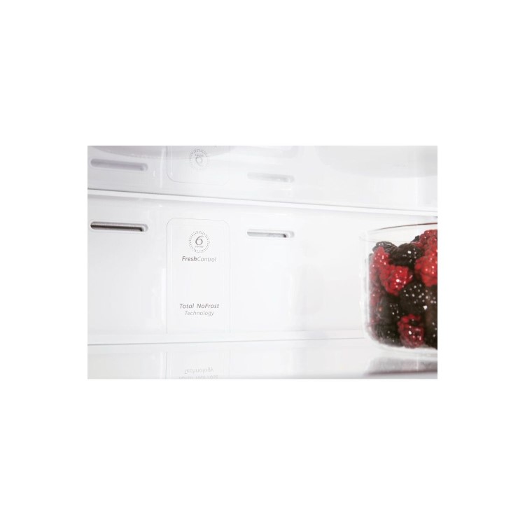 Whirlpool BSNF8151OX 60cm 1.88m Freestanding Supreme No Frost Fridge Freezer - Steel