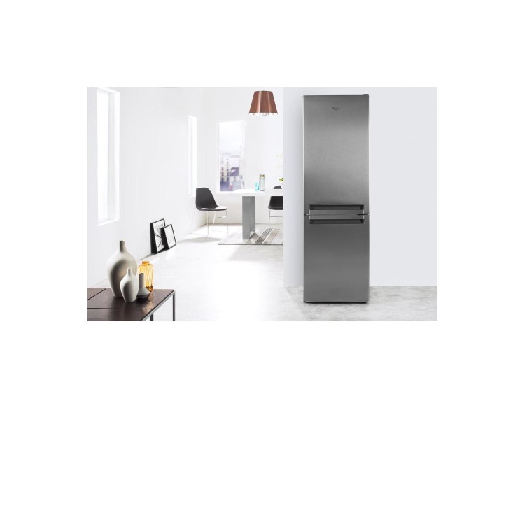 Whirlpool BSNF8151OX 60cm 1.88m Freestanding Supreme No Frost Fridge Freezer - Steel