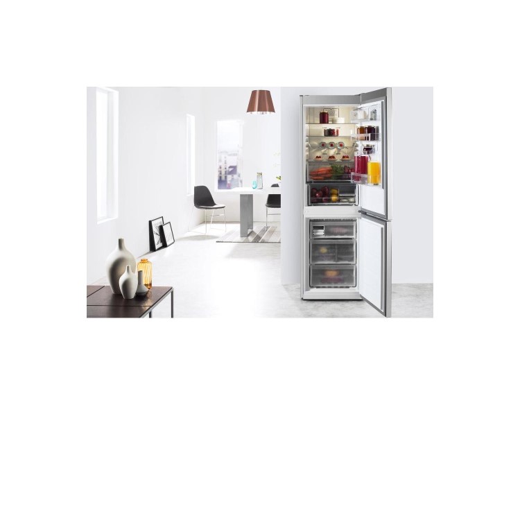 Whirlpool BSNF8151OX 60cm 1.88m Freestanding Supreme No Frost Fridge Freezer - Steel