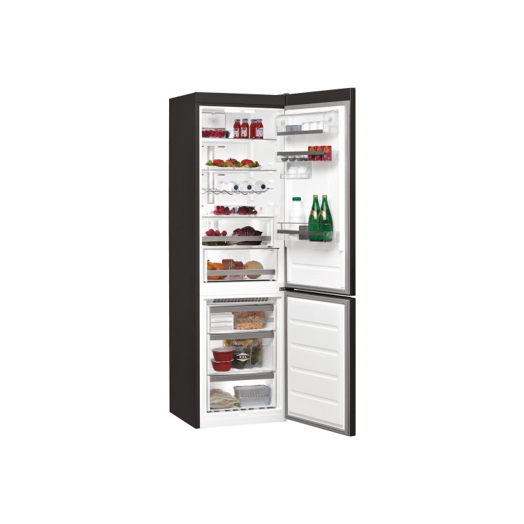 Whirlpool BSNF8993PBUK 60cm 1.88m Freestanding Supreme No Frost Combi - Black Glass