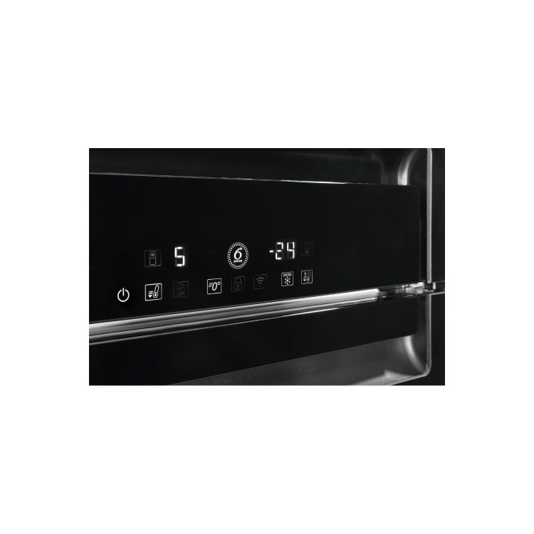 Whirlpool BSNF8993PBUK 60cm 1.88m Freestanding Supreme No Frost Combi - Black Glass