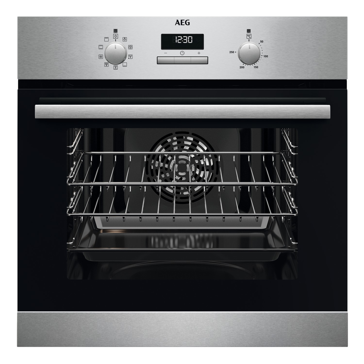AEG Built-in Oven 65 L Energy Class A BSX23101XM | 65 L SurroundCook, multilevel cooking, grill and moist fan baking, LED display, stainless steel - Image 6